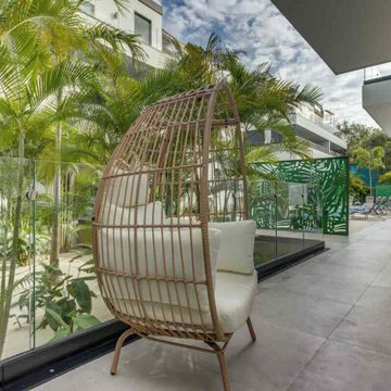 Belize Hurricane-Resistant Frameless Glass Railing