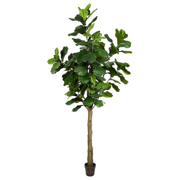 Vickerman TB180296 8' Artificial Potted Fiddle Tree