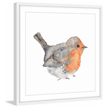 Marmont Hill, "English Robin" by Thimble Sparrow Framed Painting Print