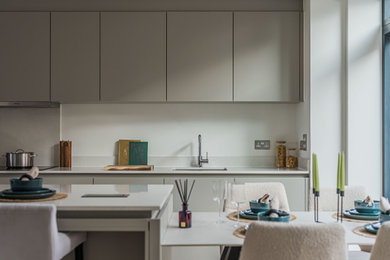 Design ideas for a contemporary kitchen in Edinburgh.