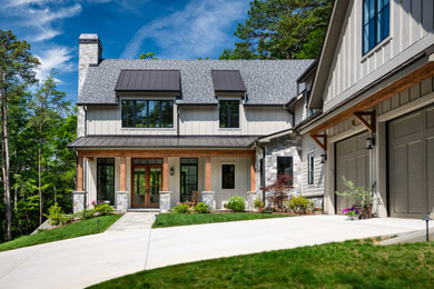 Inspiration for a cottage exterior home remodel in Other