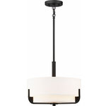 Nuvo Lighting - Nuvo Lighting 60/6543 Frankie - 3 Light Pendant - Frankie; 3 Light; 14 in.; Pendant; Aged Bronze FinFrankie 3 Light Pend Aged Bronze White Gl *UL Approved: YES Energy Star Qualified: n/a ADA Certified: n/a  *Number of Lights: Lamp: 3-*Wattage:100w A19 Medium Base bulb(s) *Bulb Included:No *Bulb Type:A19 Medium Base *Finish Type:Aged Bronze