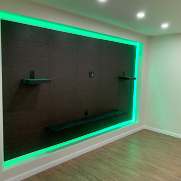 Modern basement finishing