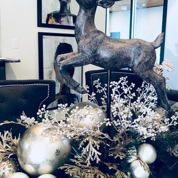 Transitional Christmas Centerpiece