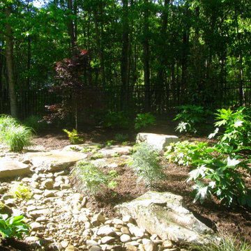 Waxhaw Dry River Bed/ Boulder Instalation