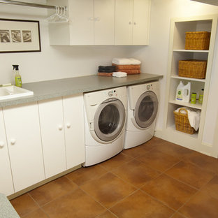 75 Beautiful Craftsman Laundry Room With Laminate Countertops