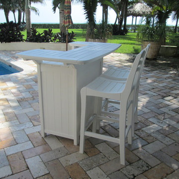 OUTDOOR FURNITURE TEAK AND POLYMER