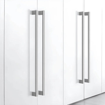 Aqua Double-sided Appliance Pull with Backplate | Sliding Door Handle | Barn Doo