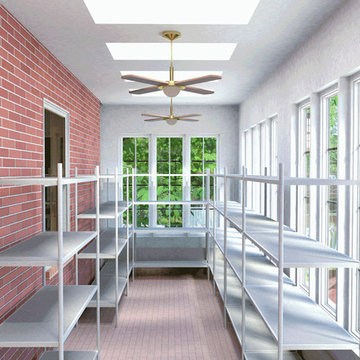 Rendering depicting the proposed interior.
