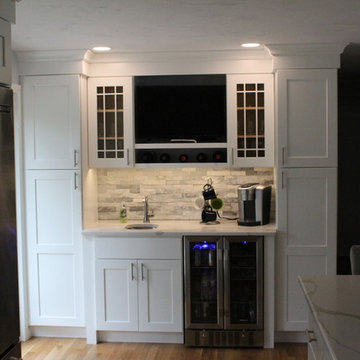 White Shaker Kitchen in Princeton