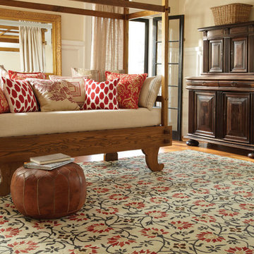 Rosana Rectangle Hand Tufted Rugs, Rouge Multi
