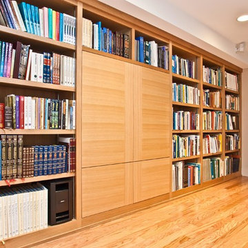 Entertainment Center: Rift Cut White Oak