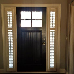 sidelight door shutters - Interior Shutters