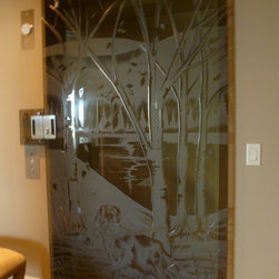 Interior decorative glass doors - Interior Doors