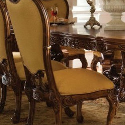 AICO Furniture - Palais Royale Fabric Side Chair (Set of 2) - 71003-35 - Fabric