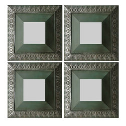 Ben 40693 Wall Mirror, Set of 4 - Wall Mirrors
