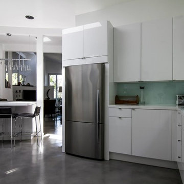 High Gloss White Kitchen