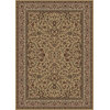 Persian Classics Rectangle Traditional Rug, Gold/Border Color Ivory, 3'11"x5'7"