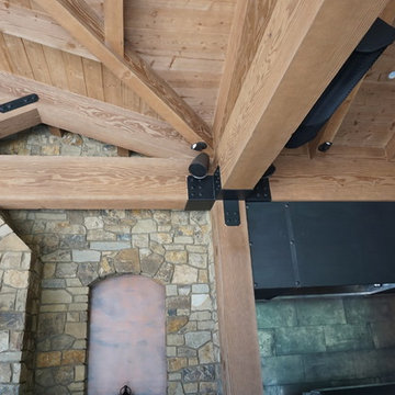 Outdoor Kitchen Entertainment System