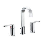 Widespread Dual Handle Stainless Steel 14.9"x5.7"x10" Bathroom Faucet