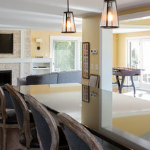 fireplace stone or tile upstairs