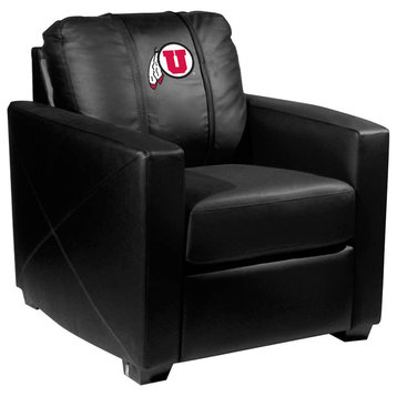 Utah Utes Stationary Club Chair Commercial Grade Fabric