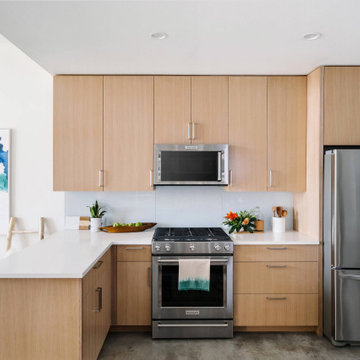 Mueller Tranquil Minimal Modern Row Home: Kitchen