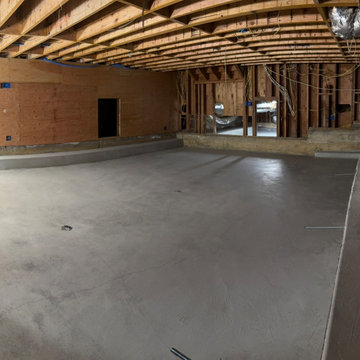 Basement Remodel with New Concrete Slab – Room 3