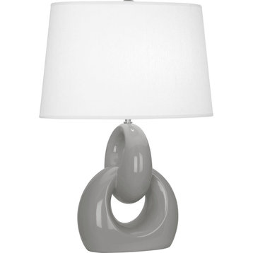 Robert Abbey Fusion TL Fusion 27" Novelty Table Lamp - Smoky Taupe