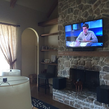 Fireplace TV Installation