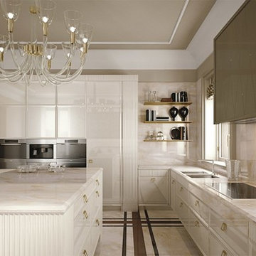 Art-Deco Style Italian custom kitchens