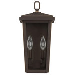 Capital Lighting - Capital Lighting Donnelly 2 Light Small Outdoor Wall Mount, Bronze - Part of the Donnelly Collection