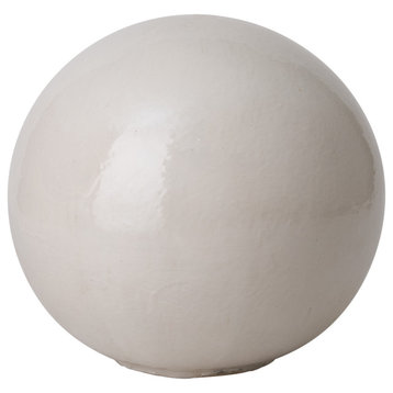 Landscape Gazing White Ceramic Ball