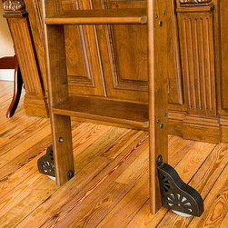 Rolling Library Ladder - Ladders And Step Stools
