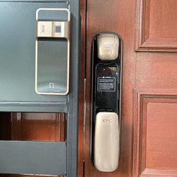 Epic Push Pull digital lock on main door - Home Security & Surveillance