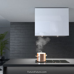 36&Prime; Lombardy White Island Range Hood - Range Hoods And Vents