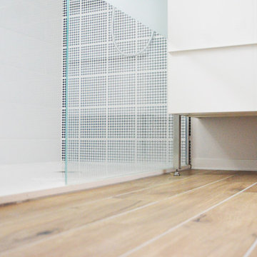 La salle de douche