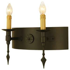 Candle Holder Old World MY SWANKY HOME Fleur de Lis Wall Sconce Candelabrum