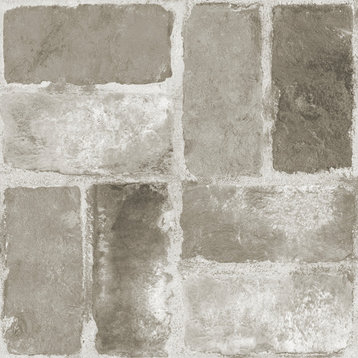 Harvard Brick Grey Peel & Stick Floor Tiles