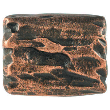 Driftwood Pewter Cabinet Hardware Knob, Copper