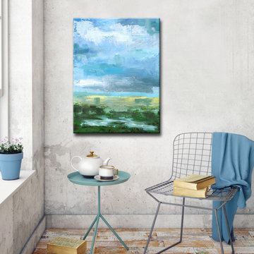 'Gray Blue Sky II' Ready2HangArt Canvas by Dana McMillan
