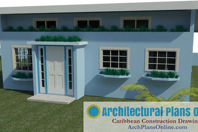 Caribbean Building Plans; Home Design HD007