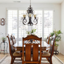 Dining room window coverings