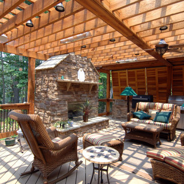 Canton Cedar and Trex Deck