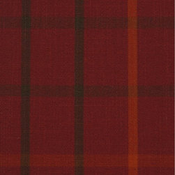 Taupe Hudson Yarn Dyed Small Plaid Blackout Design Fabric - Upholstery Fabric