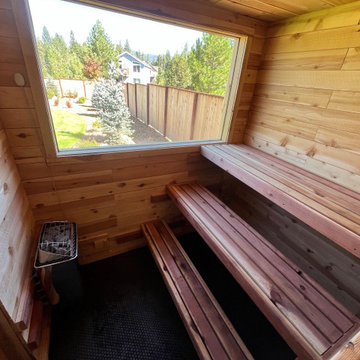 Backyard Sauna with Mountain Views - Lake Tahoe California