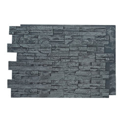 DURANGO FAUX STACKED STONE- 36"H x 48"W - Wall Panels