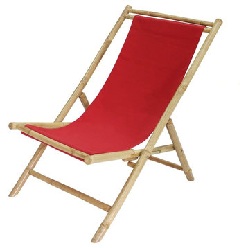Red Foldable Sling Chair