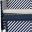 Safavieh Mendoza Outdoor Dining Set, 4-Piece, Navy and White