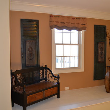 AFTER - Tiny Loft Space, over the double front doors